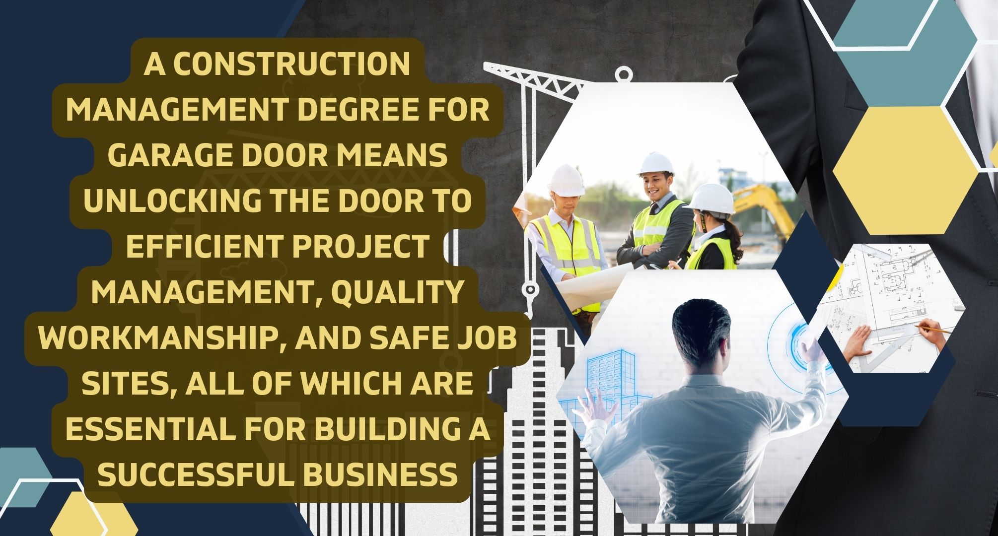 The Role of a Construction Management Degree in the Garage Door Industry 